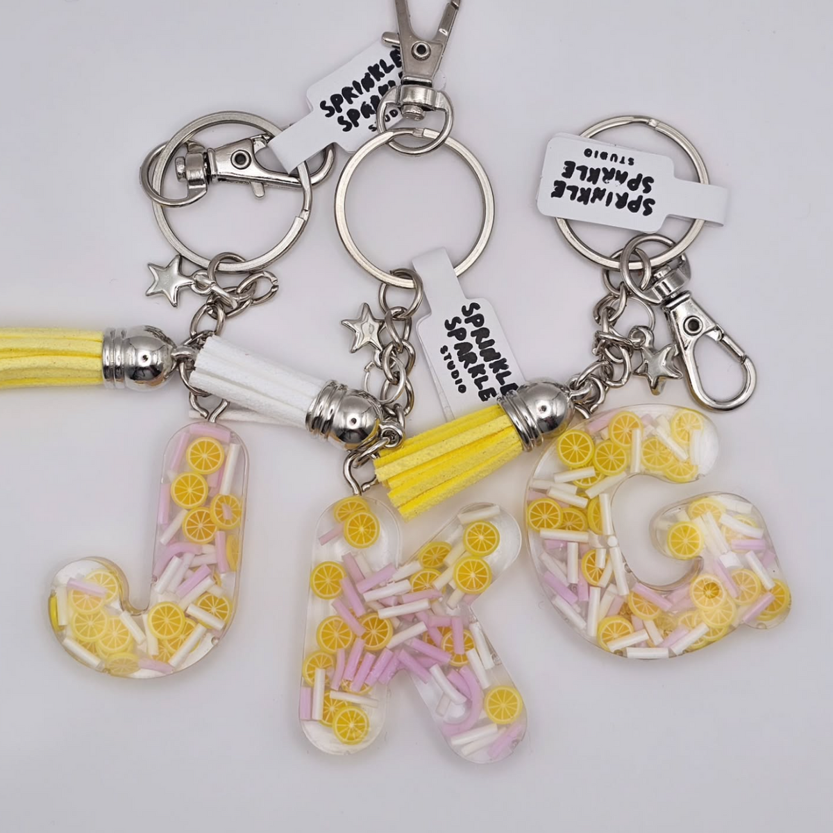 pink lemonade keychain